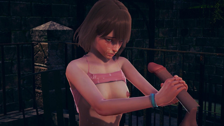 Waifu club 3D: Макс із задоволенням смикає твій член