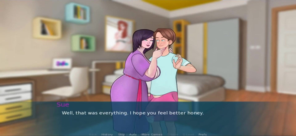 Hentai World: Ibu tiri sexnote membantu saya di bilik saya