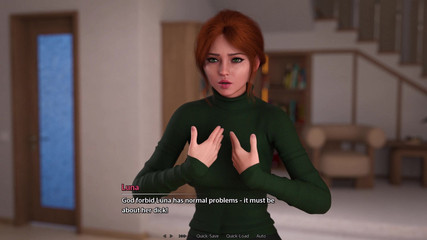 TransLure: Pakej Sempurna 2 - Luna menggoncang batang besarnya di katilnya - Shemale