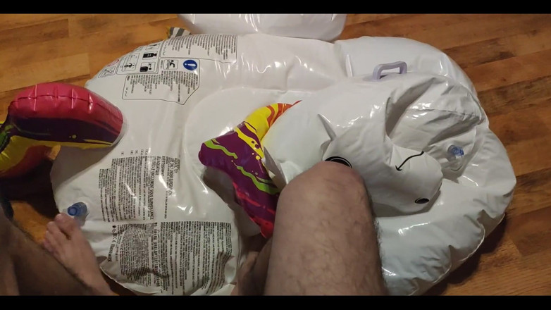Floatie Boy: Deflating My Inflatable Unicorn with My Feet