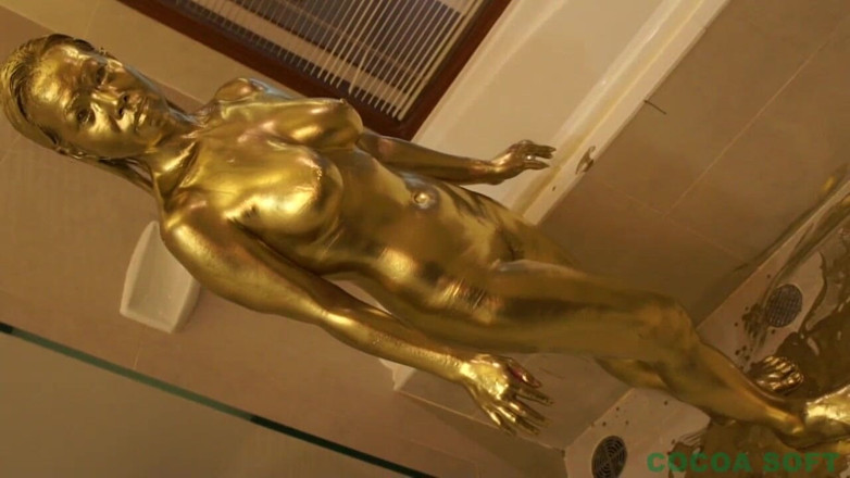 Cocoa Soft: This is the 4th in the world metallic body painting series