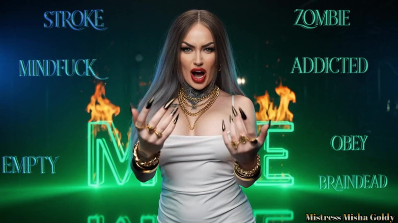 Goddess Misha Goldy: Mein hilfloses hirnloses vergnügen zombie