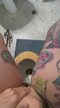 Pissing in the Toilet
