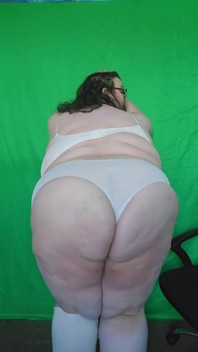 SSBBW Goddess White Panty Try on