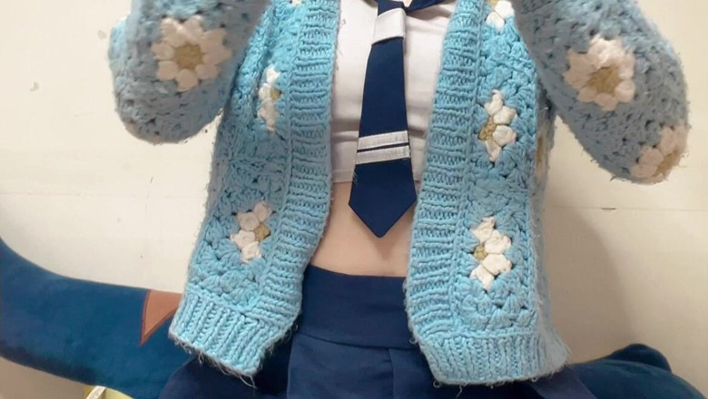 sweethanajapanese: Hana Wear女大学生在新一天的工作中扮演角色扮演