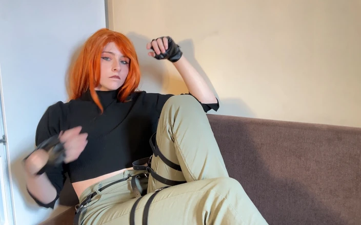 MilaPixie: Bratty akita neru Pixie dare - sassy脱衣服到狂野的假阳具疯狂