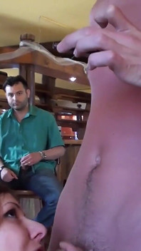 Marika Ferrero takes on two cocks