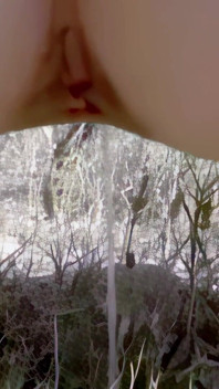 Anna: Anna Peeing in the Woods