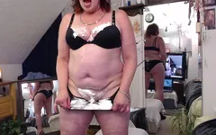 V223 Whipped Cream Filled Panties and Bra for Steve, Second Time Around