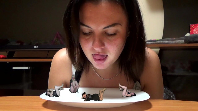Goddess Misha Goldy: I Am Going to Eat 4 Girls. Mmm Yummy!