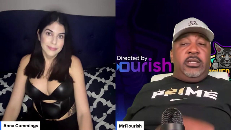 Mr Flourish Live: Mrflourish podcast "el mañana después" con la estrella adulta invitada Anna...