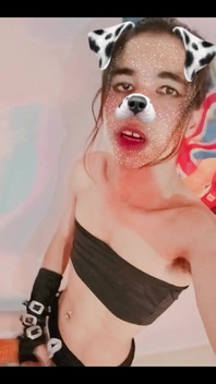 Masturbating
