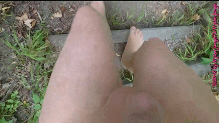 Carmen_Nylonjunge: FSH прогулка по Waldberg недалеко от Ленгедена