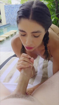 I’ve Fucked My Big Ass Latina Girlfriend by the Pool Tru Kait