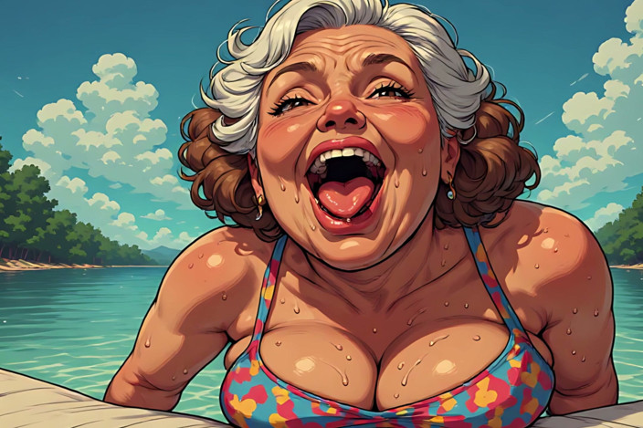 AI Porn: Mature Women Open Wide