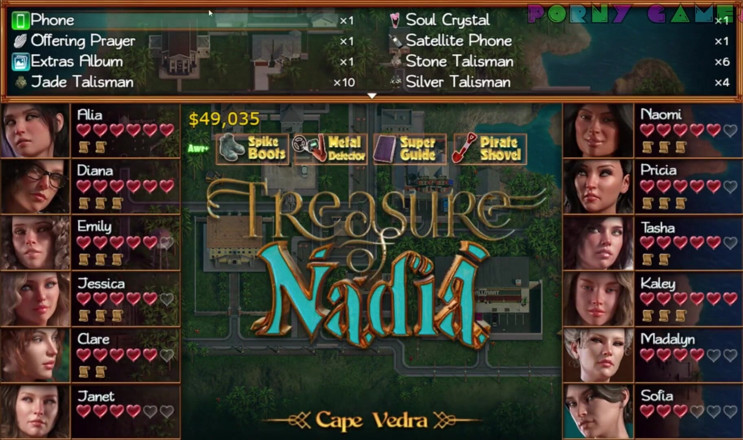 Porny Games: Treasure of Nadia - สาวสวยขี่ควยฉันมันส์ (4/4)