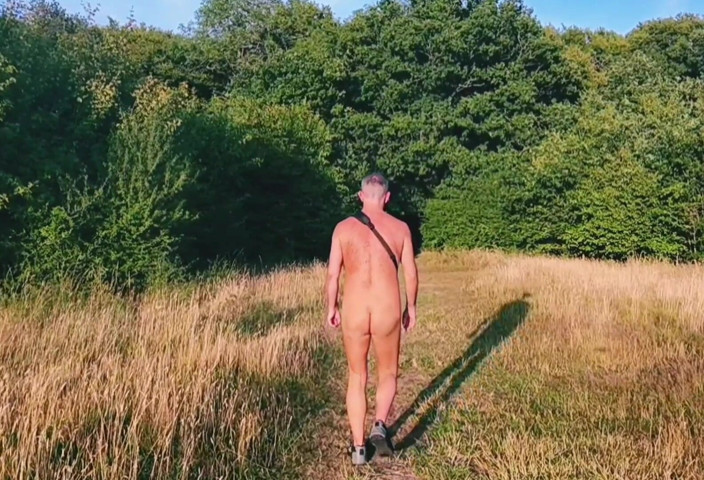 MaleModel: 裸体户外散步