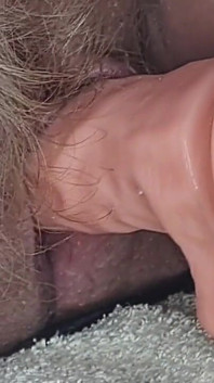 Cum Play with Aunts Hairy Pussy