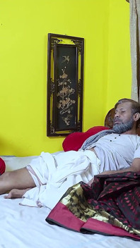 Desi Old Sasurji Fucks His Two Daughter in Laws When Their Husband Not at Home ( Hindi Audio )