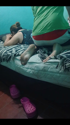 Fitcure1: Massaggio con crema fino a quando non è nuda