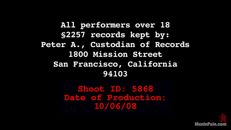 Men In Pain by Kink: Votre carte de bibliothèque, s’il vous plaît ?