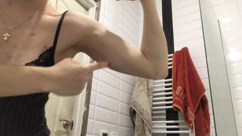 Risky Hairy Couple: My Strong Muscles:) and Face