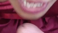 Jungle Blowjob in Saree