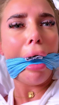 Emma on Merciless Hogtied Mafia's Rope Toy Bound & Gagged (hd)