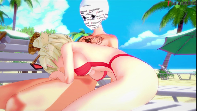 Fantasy king: Burnice bikini plajda sakso - 1 - zensiz bölge sıfır (zzz)