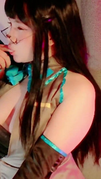 Cosplay De Puti Miku Sfw