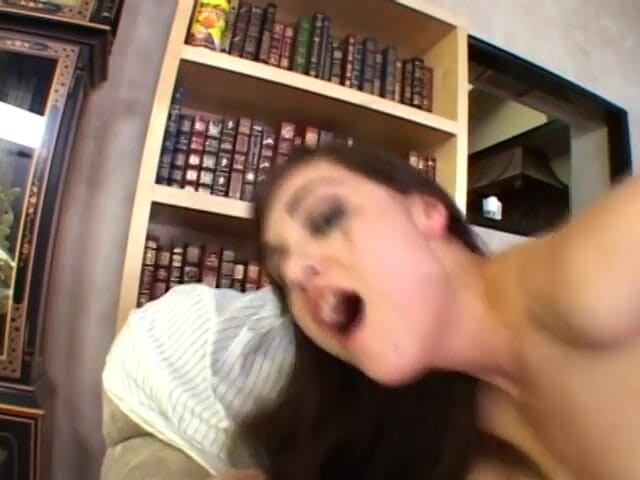 Size Matters: Tight, toned brunette gets rough oral and vaginal sex