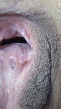 Sangat dekat dari vagina saya yang berbicara