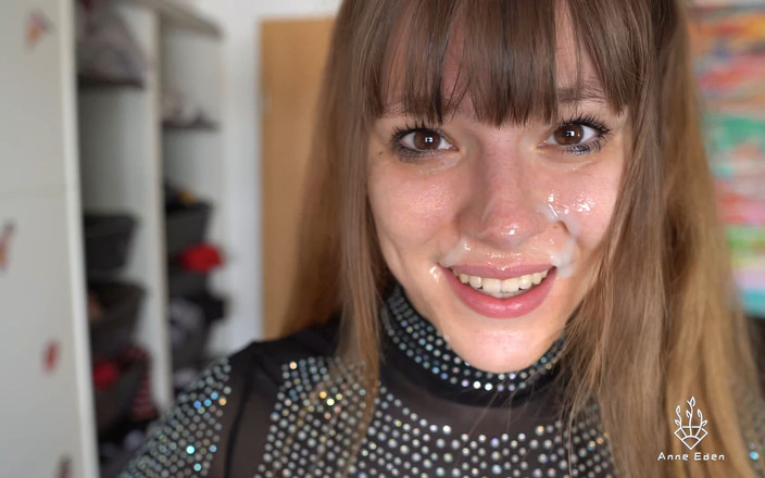Anne Eden: POV - głębokie gardło z ogromnym wytryskiem!