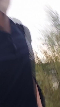 This Asian Gay Twink Has Something Shoved up His Ass and Sticking Out of His Butt as He Walks in Front of Everyone