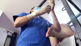 Enema médico e jogo anal