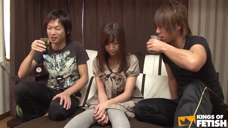 Pure Japanese adult video ( JAV): Japanese babe gets her shaved cunt satisfied with toys in...