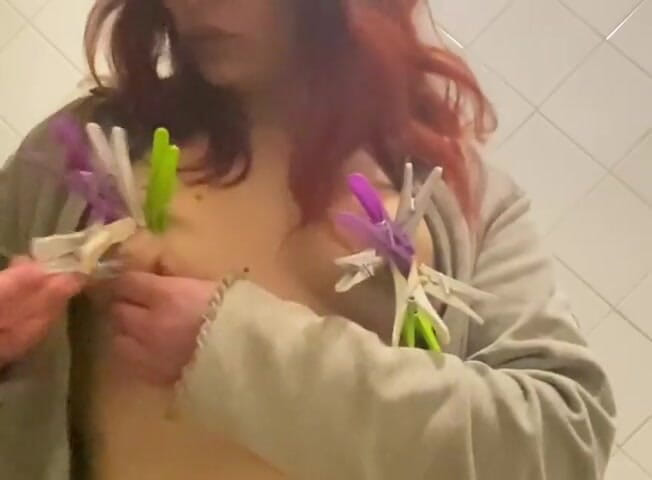 Elena917: Nipple clamps punishment