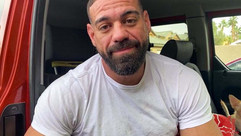 Kinky Bites Gay: Alone Ricky Larkin Ties up His Cock &amp; Balls in an...