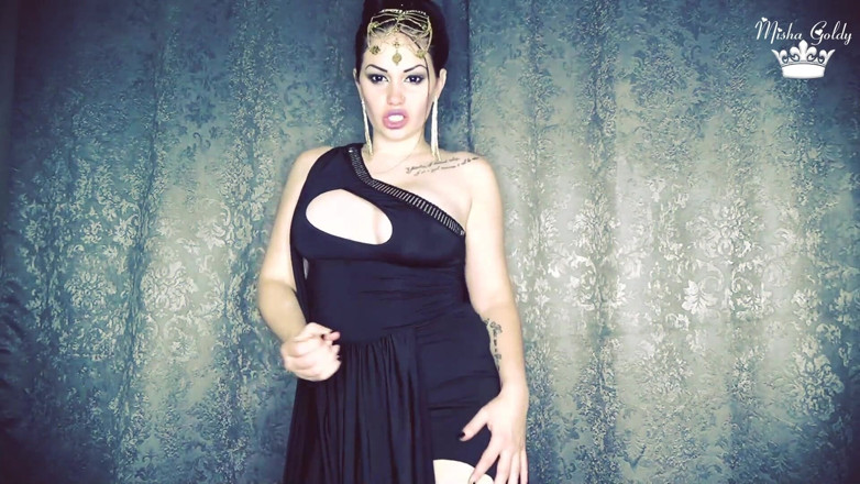 Goddess Misha Goldy: Best orgasm ever form dark goddess! End 2