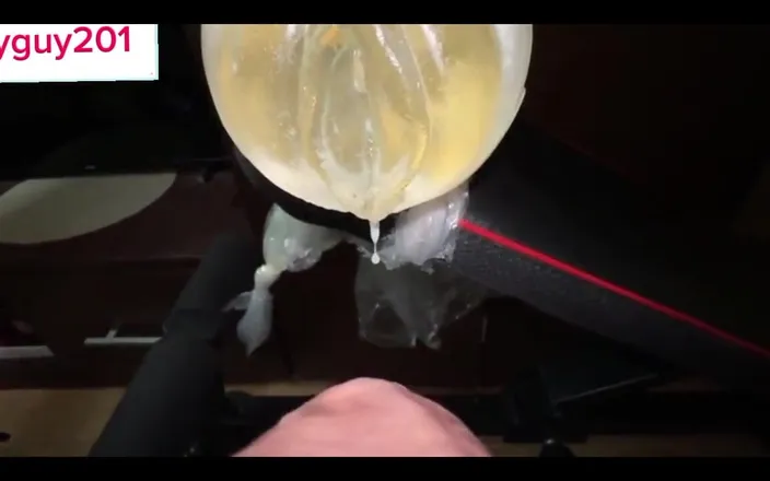Bigbadfriendlyguy: Guy Moaning While Fucking Fleshlight Until Creampie with Dirty Talk...