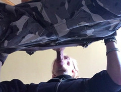 Cristina Sauvage: Obciąganie i kamera w ustach w kuchni Whit Mała Blondynka