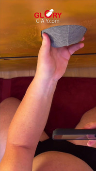 Massive Cock Gloryhole Tongue Makes Him Cum Twice