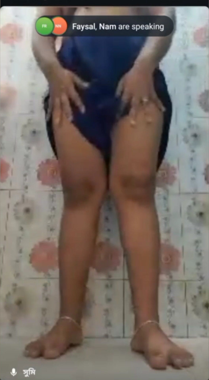 Black Adam: Бангладеська вабі мастурбує під час групового дзвінка. P-1