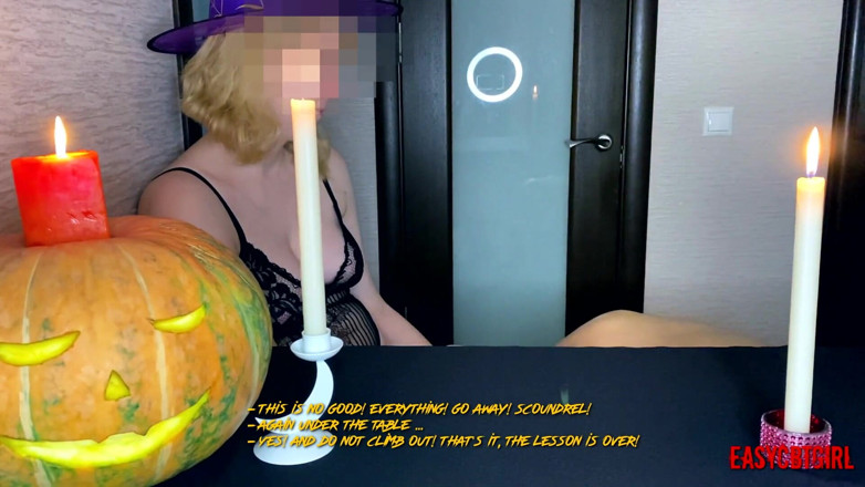 AnnyCandyPainboy: Vrăjitoarea a strâns coaiele sclavului ei și a desenat un dovleac...