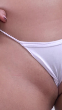 Gizelle Blanco - menina da faculdade closeup striptease