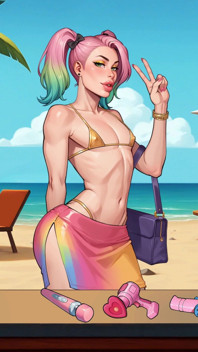 Ep5: Luxie Sweeton Spotlight - Dia 5 Em Futa Zone: Lewd Control