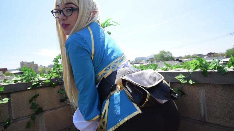 Little Puck: Follando una carga gorda en la princesa Zelda