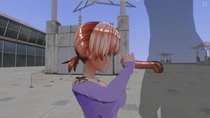 H3DC: Une maîtresse rousse hentai en 3D vous branle la bite sur...
