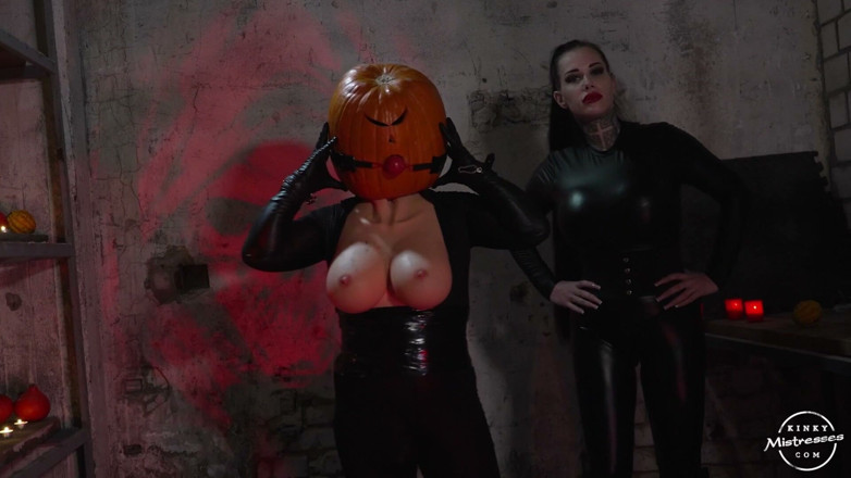 Kinky Mistresses: Halloween Spanking
