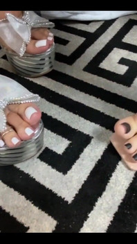 Sexy Lingerie Feet Double JOI